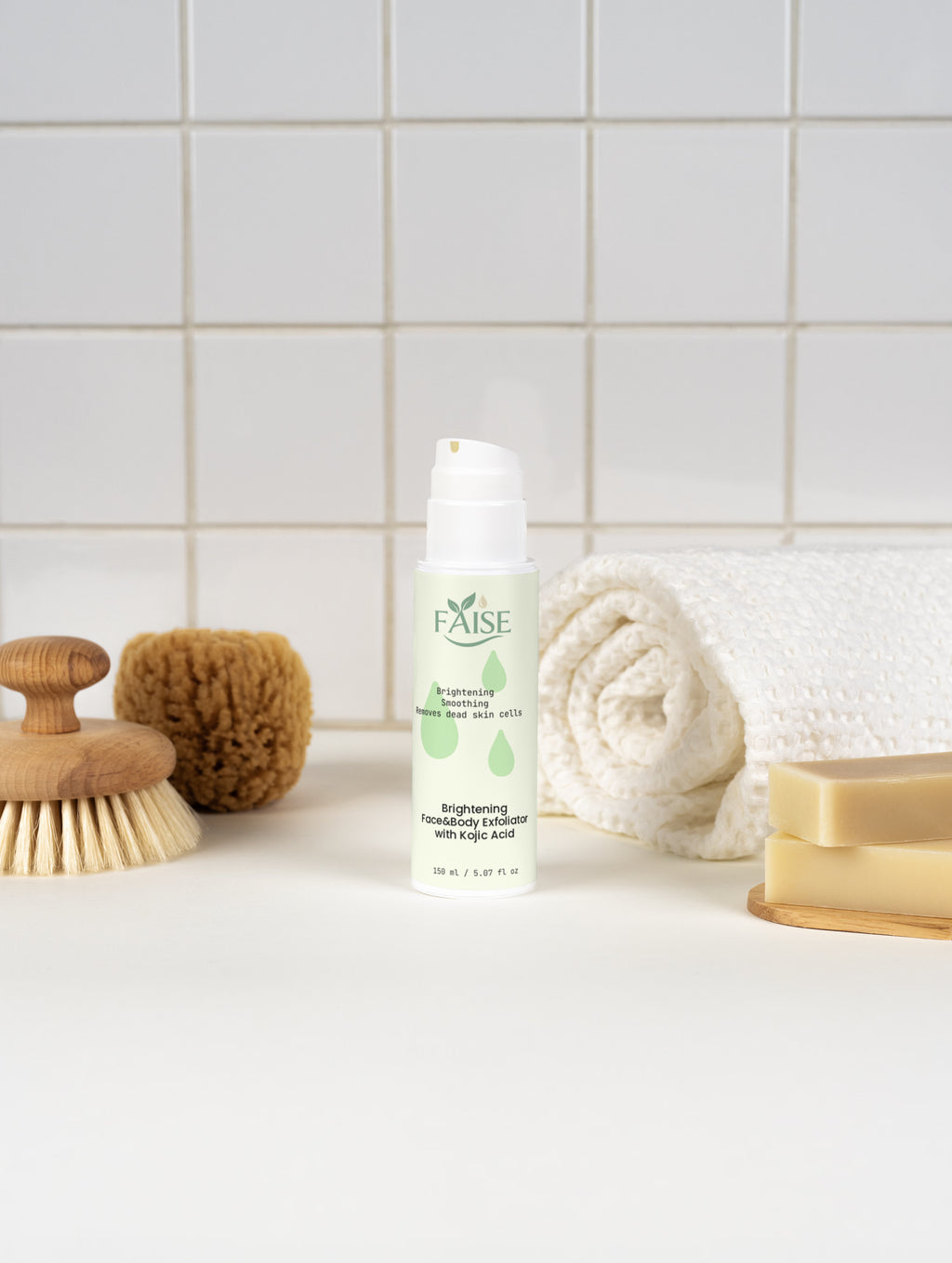 Brightening Face&Body Exfoliator with Kojic Acid