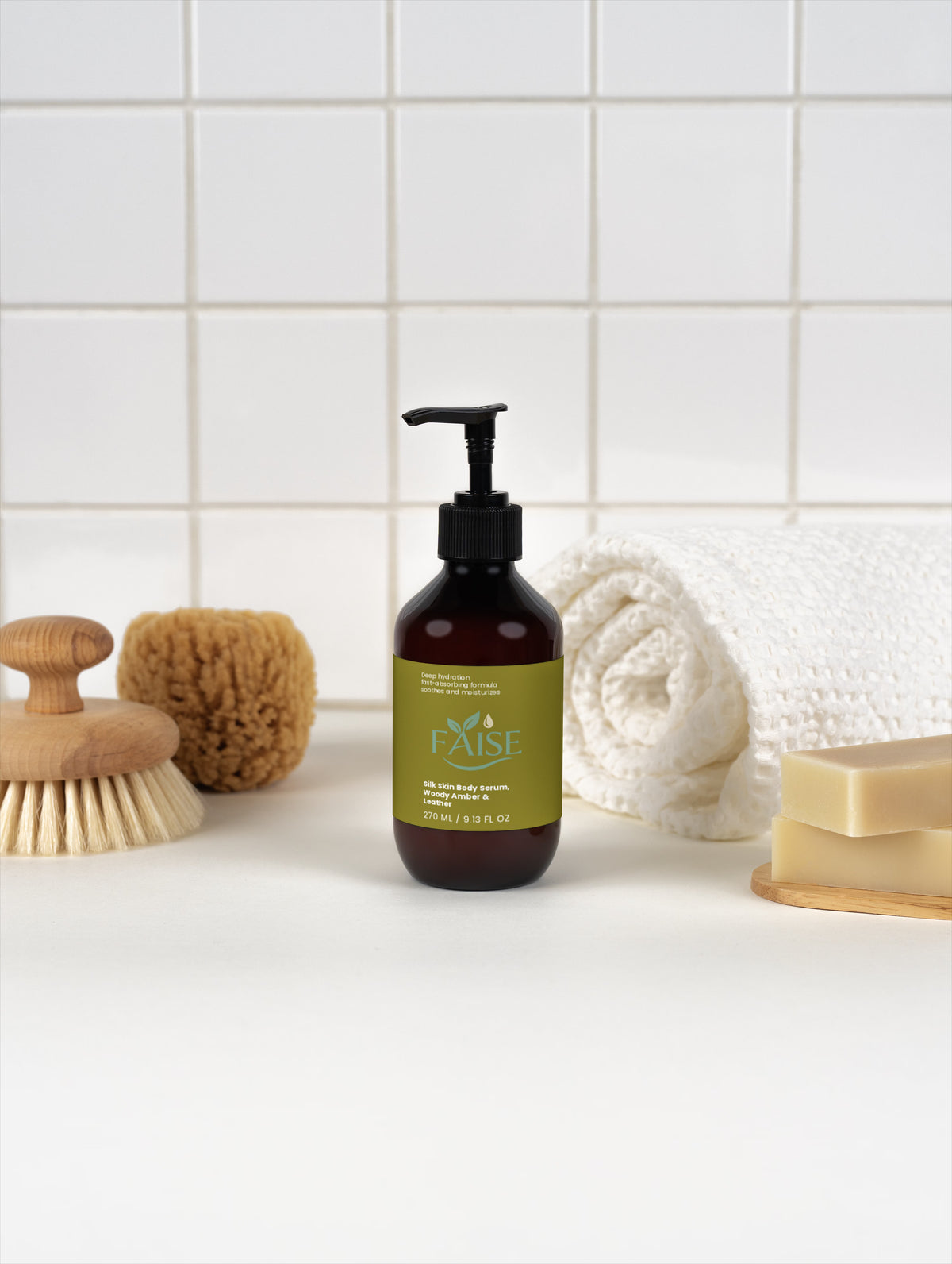 Silk Skin Body Serum, Woody Amber & Leather