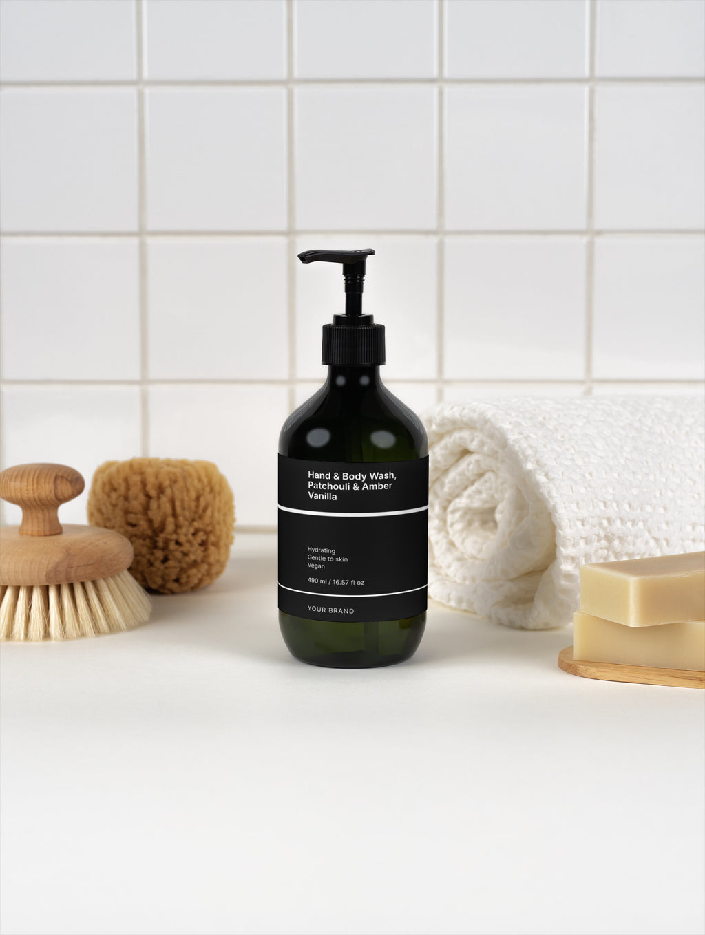 Hand & Body Wash, Patchouli & Amber Vanilla