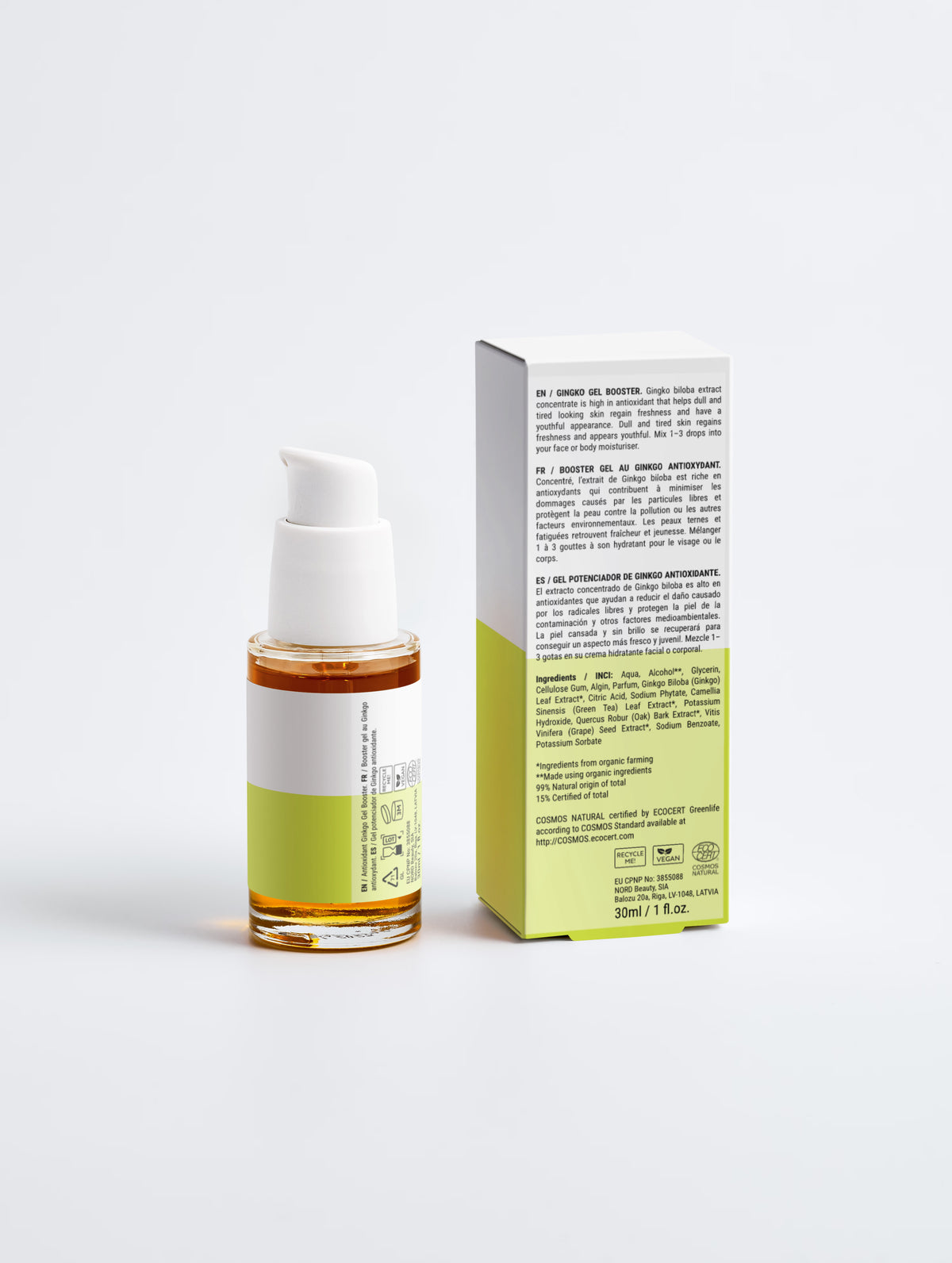 Antioxidant Ginkgo Gel Booster