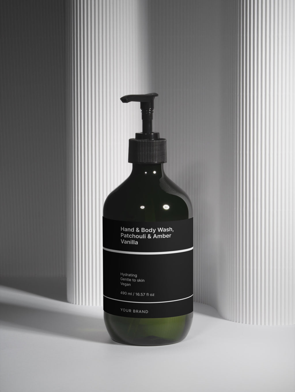 Hand & Body Wash, Patchouli & Amber Vanilla